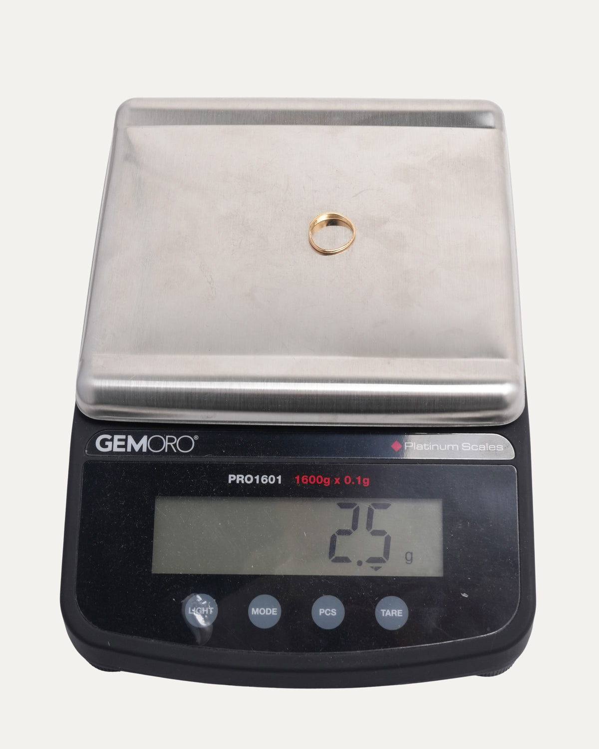 Gold Plus Cross Ring