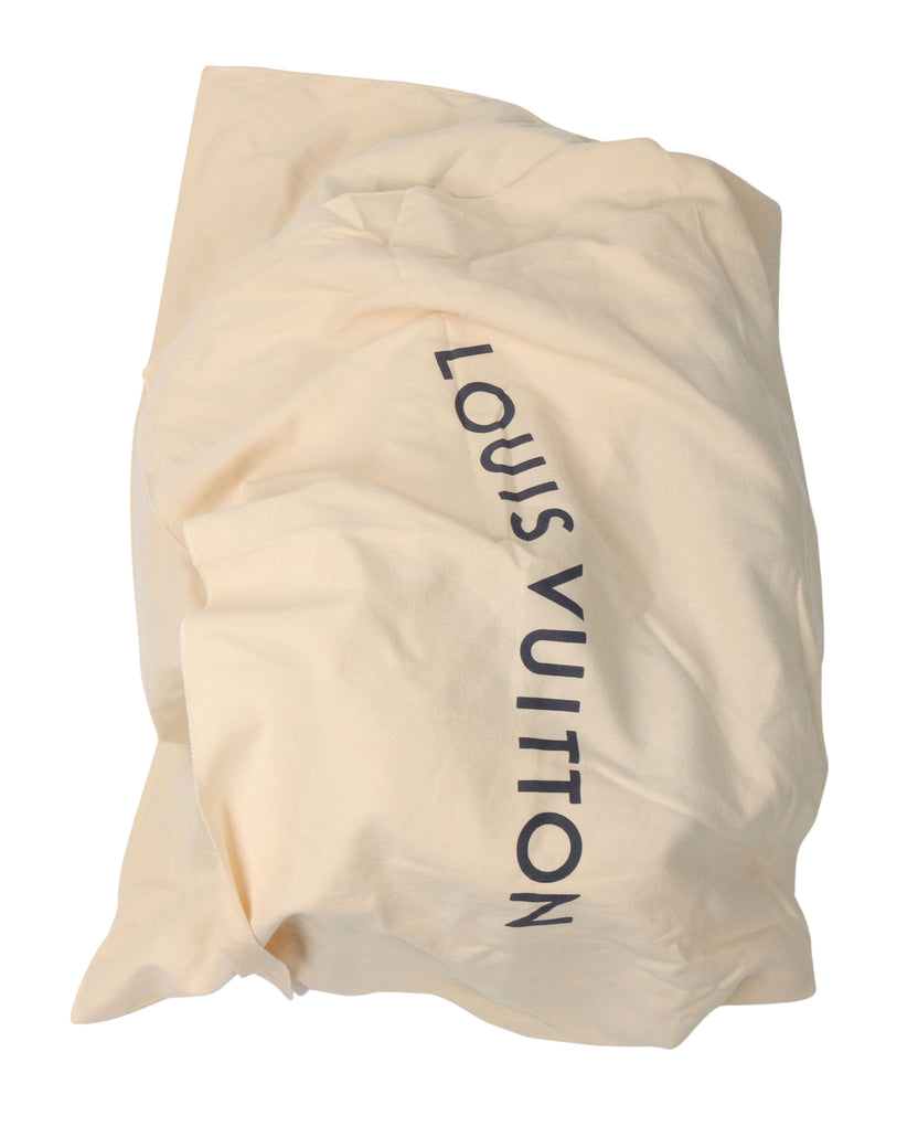 Michael Embossed Damier Monogram Leather Backpack