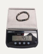 Multi Charm Onyx Bead Bracelet