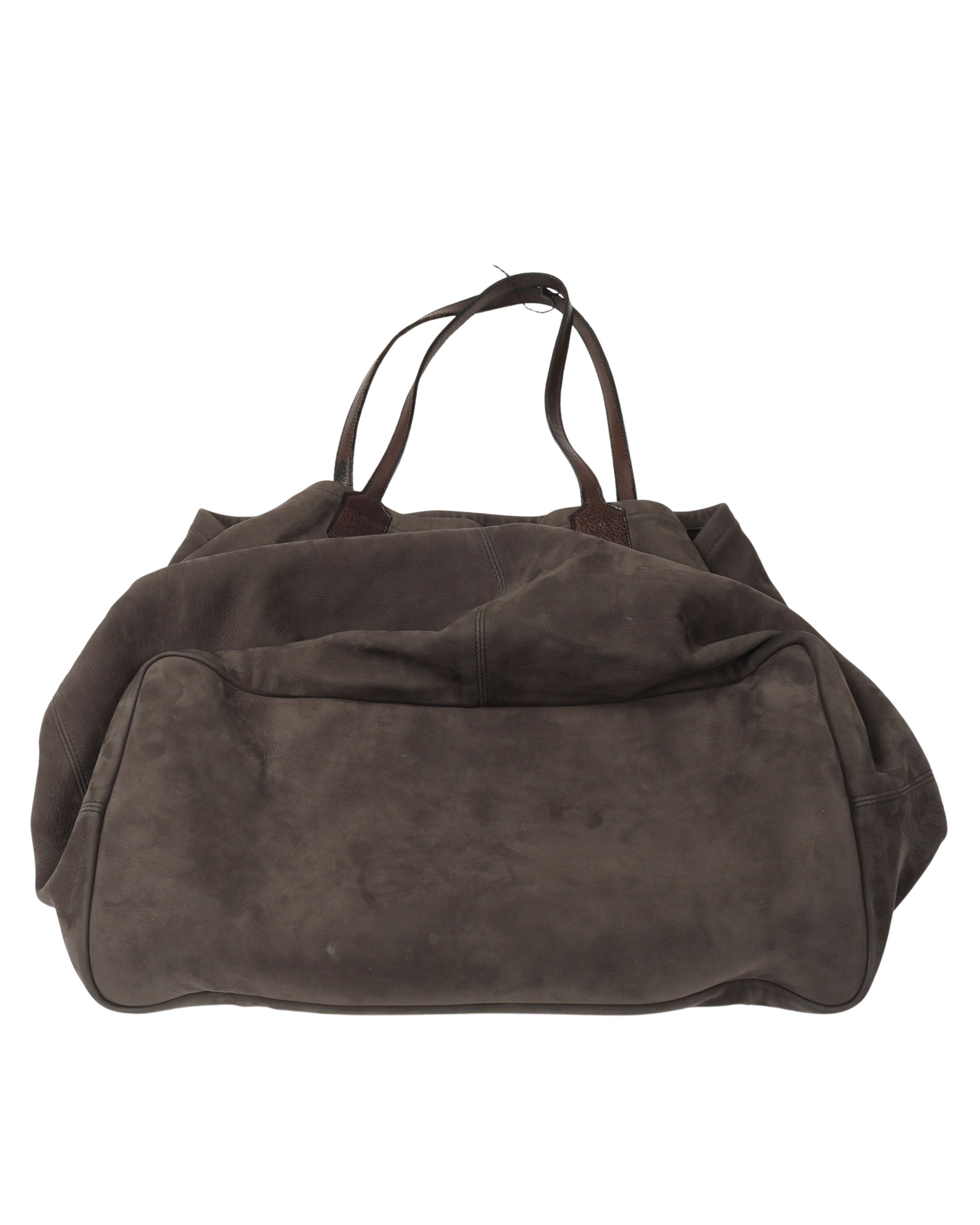 Suede Tote