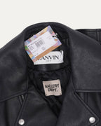 Gallery Dept. G and L Patch Studded Leather Biker Jacket
