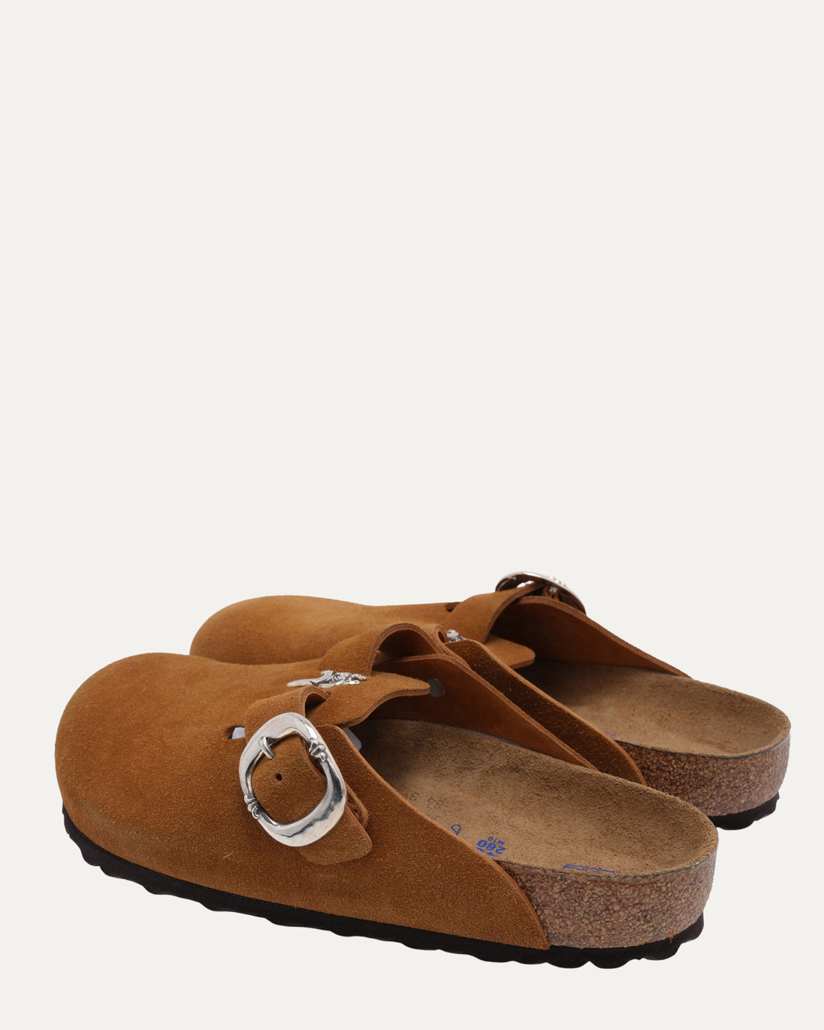Dagger Embellished Birkenstock Boston Suede Mule