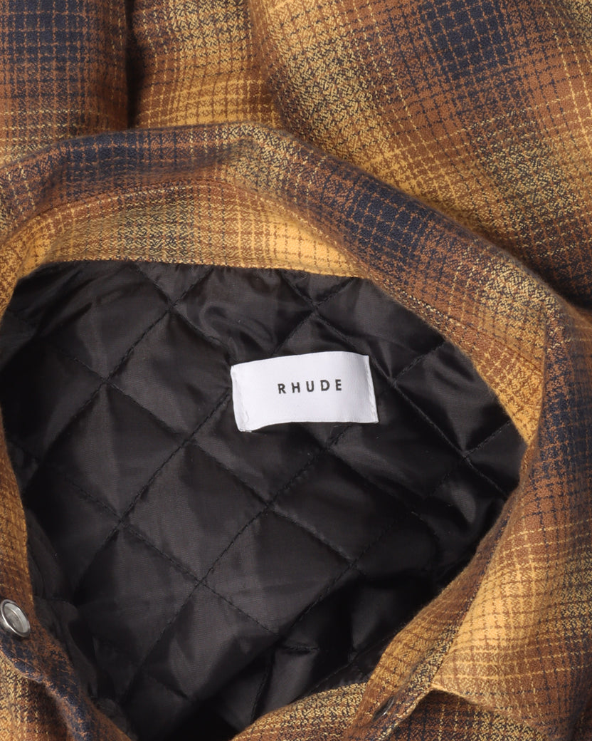 Quilted Padded Flannel Jacket