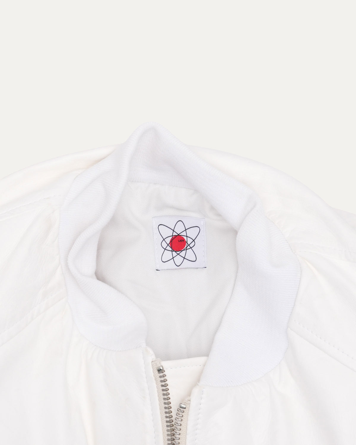 6'S Leather Bomber Jacket