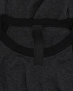 Silk Blend Cross Patch Long Sleeve Raglan T-Shirt