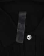 Silk Cashmere Blend Cross Patch Switchblade Cardigan Sweater