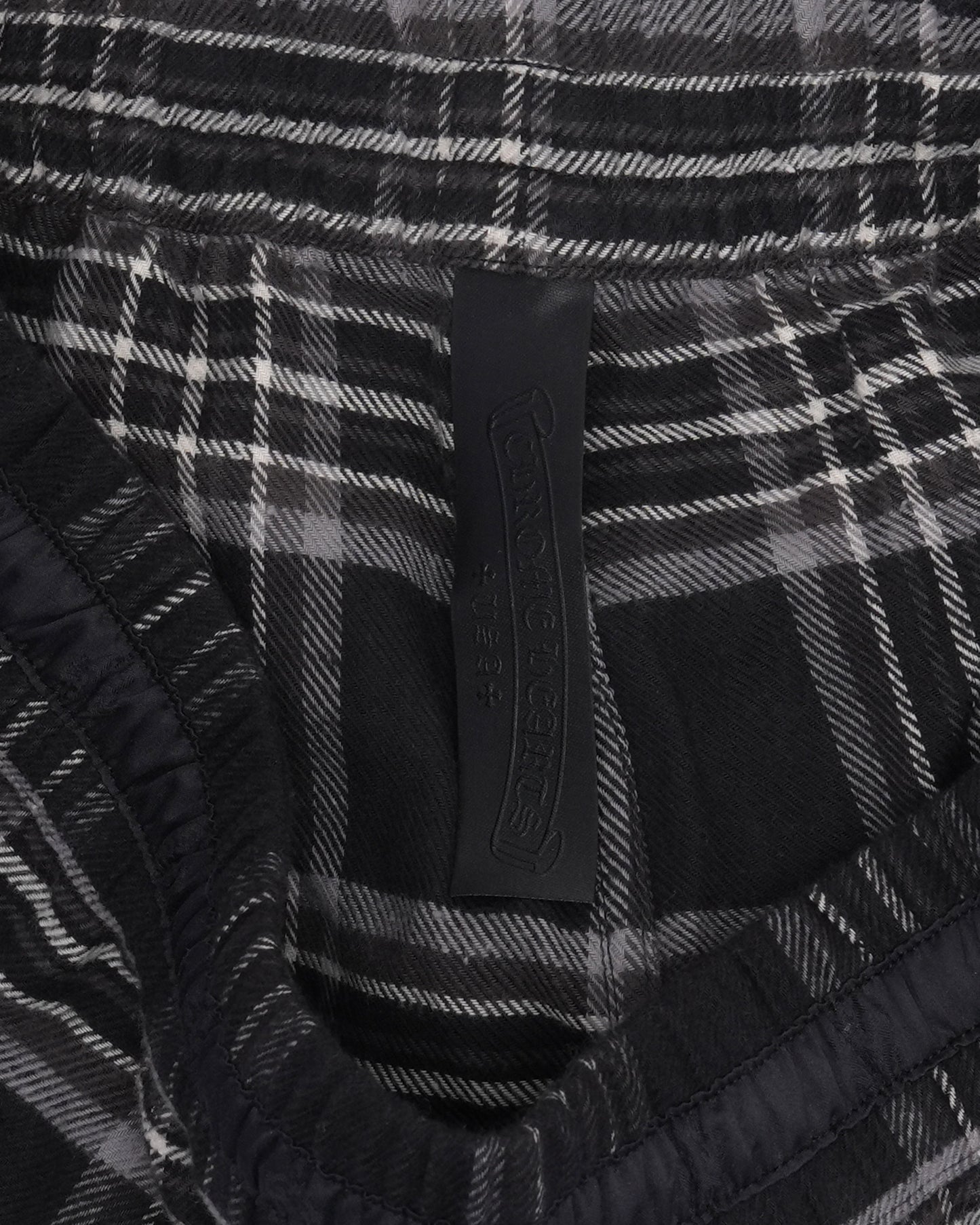 After School Cross Patch Flannel Shorts
