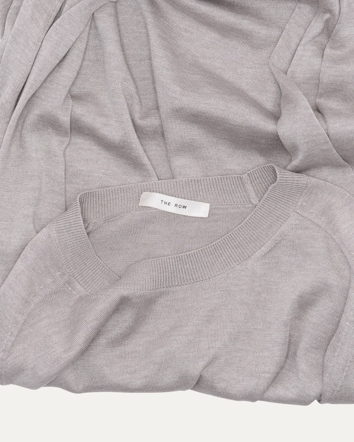 Silk Blend Long Sleeve T-Shirt