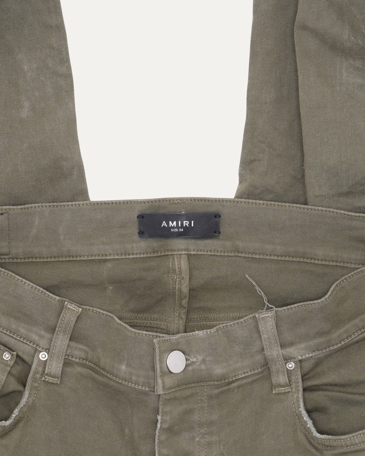 Distressed Repaired Jeans