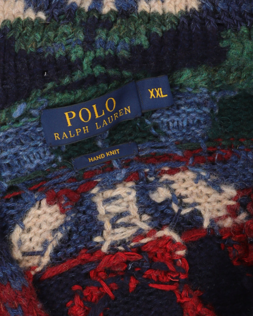 Vintage Polo by Ralph Lauren Hand-Knit Cardigan Sweater