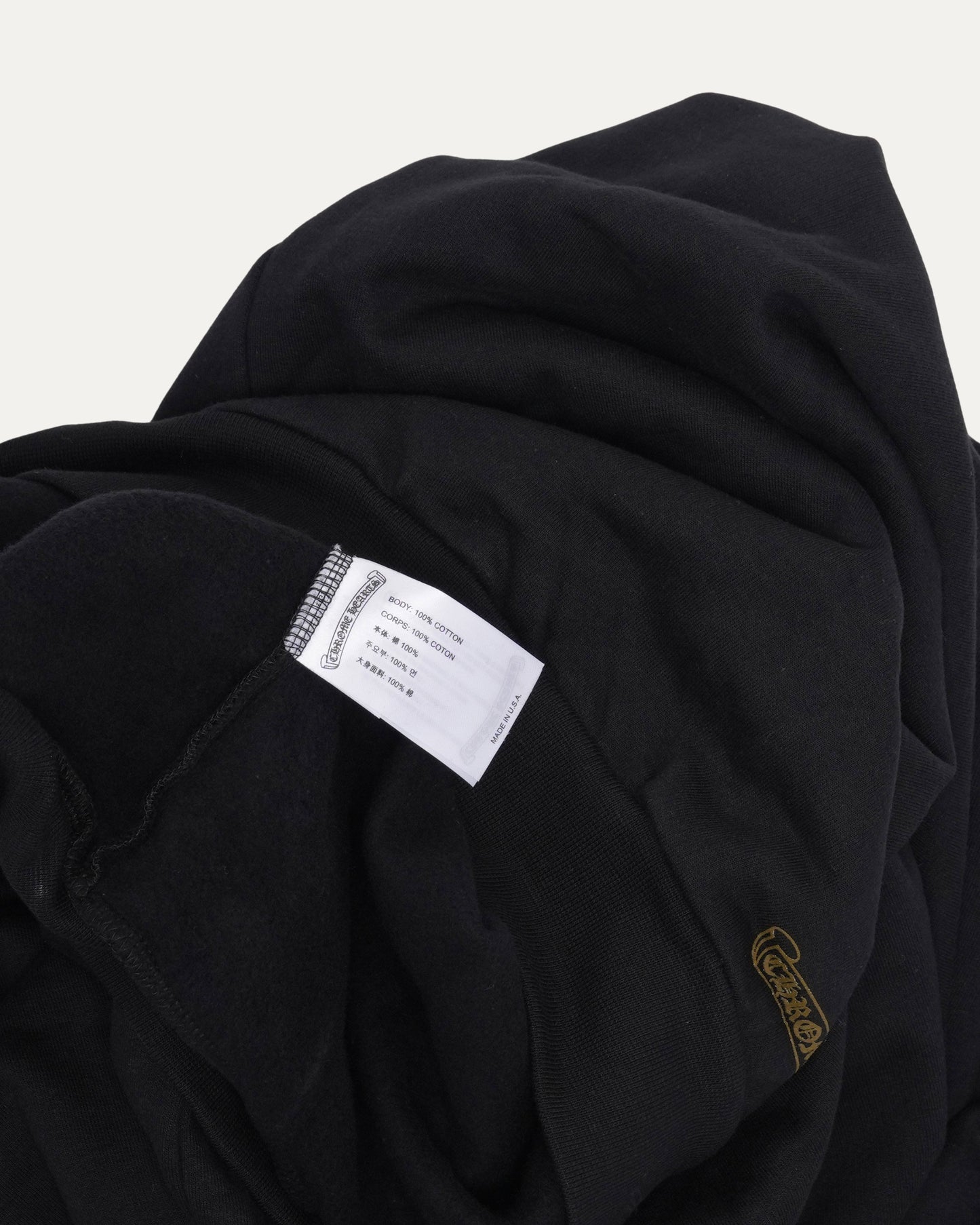 Vertical Logo Zip Hoodie