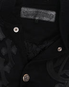 Cashmere Cross Patch Varsity Jacket