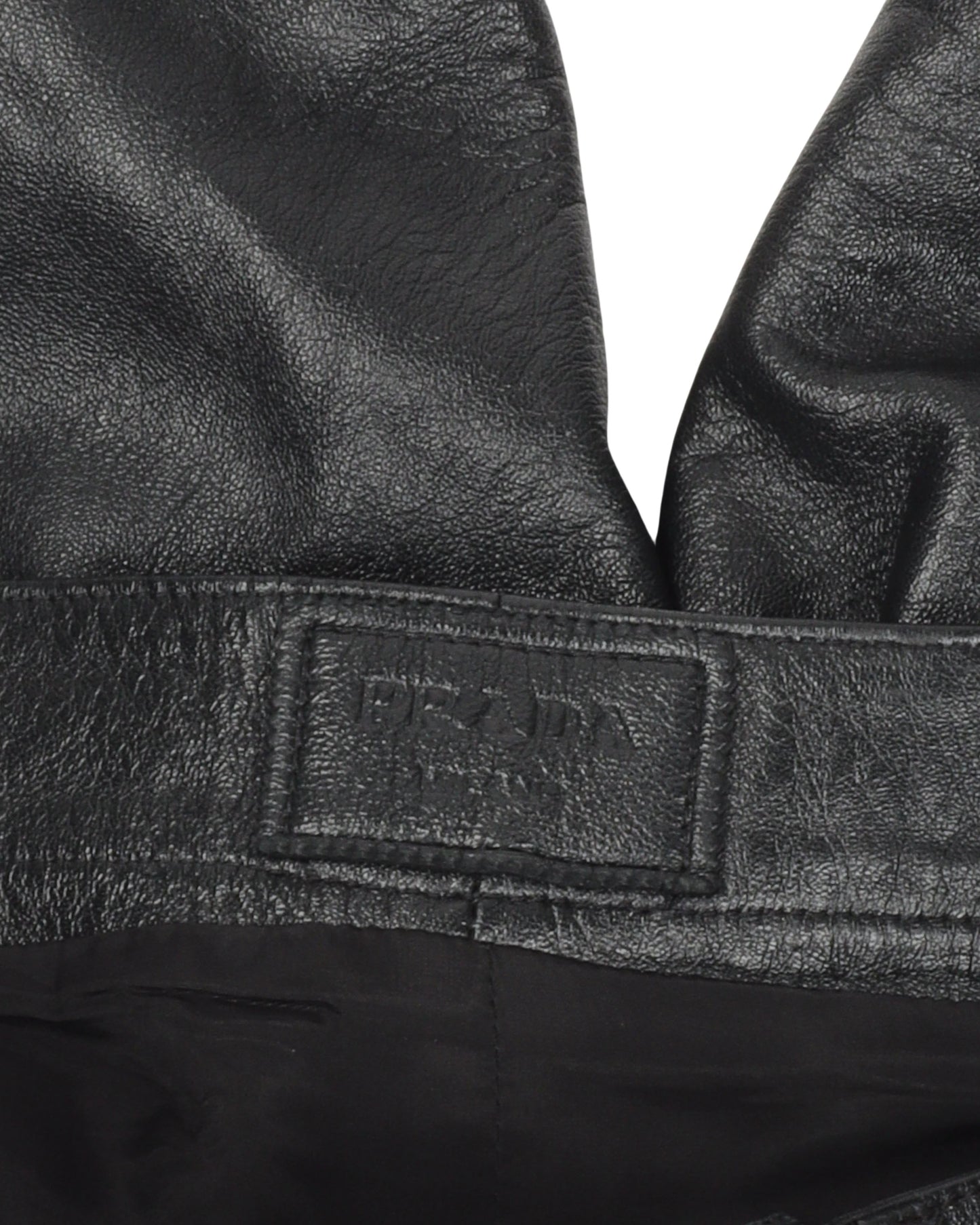 Lamb Leather Shorts