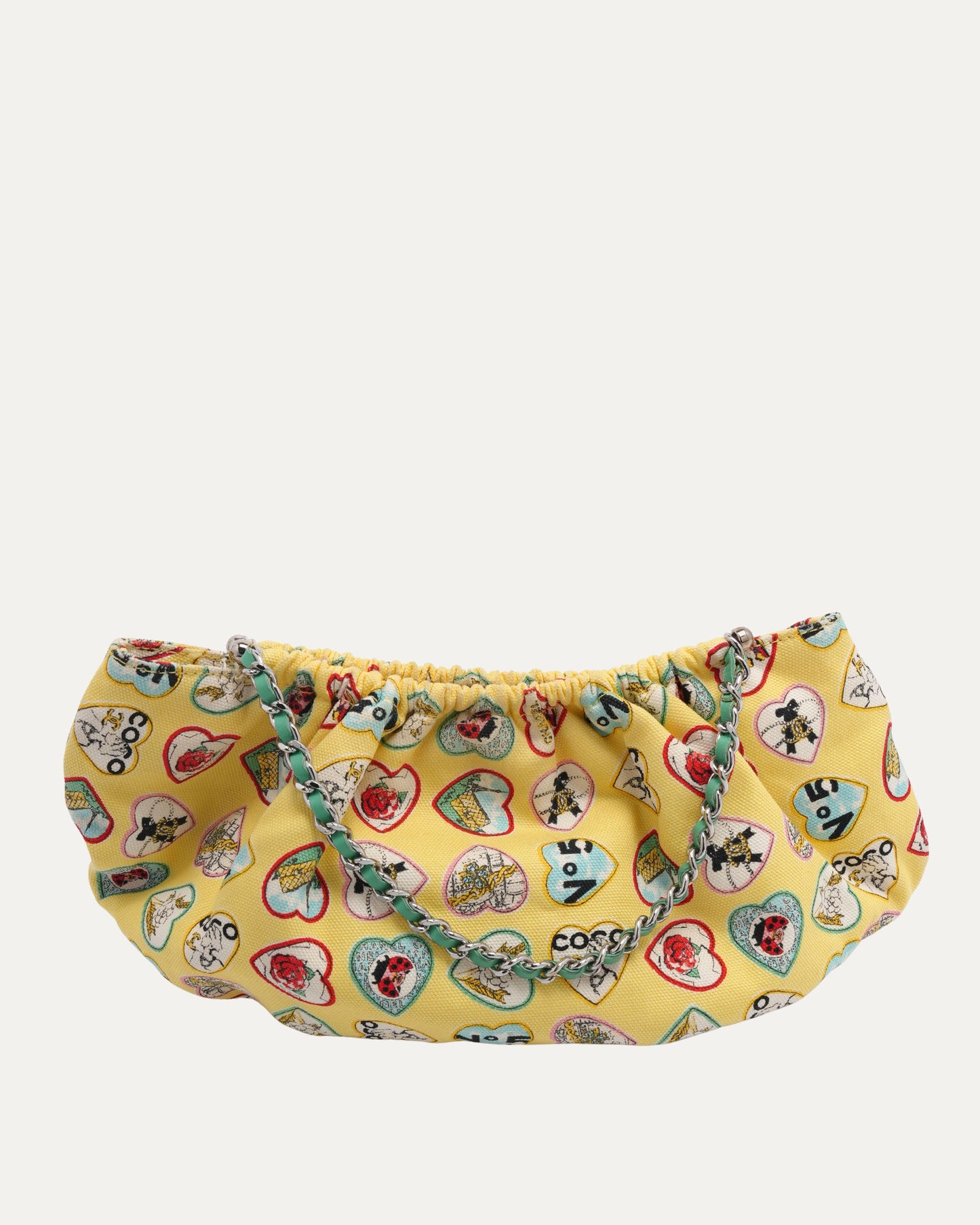 Canvas Valentine Hobo Bag