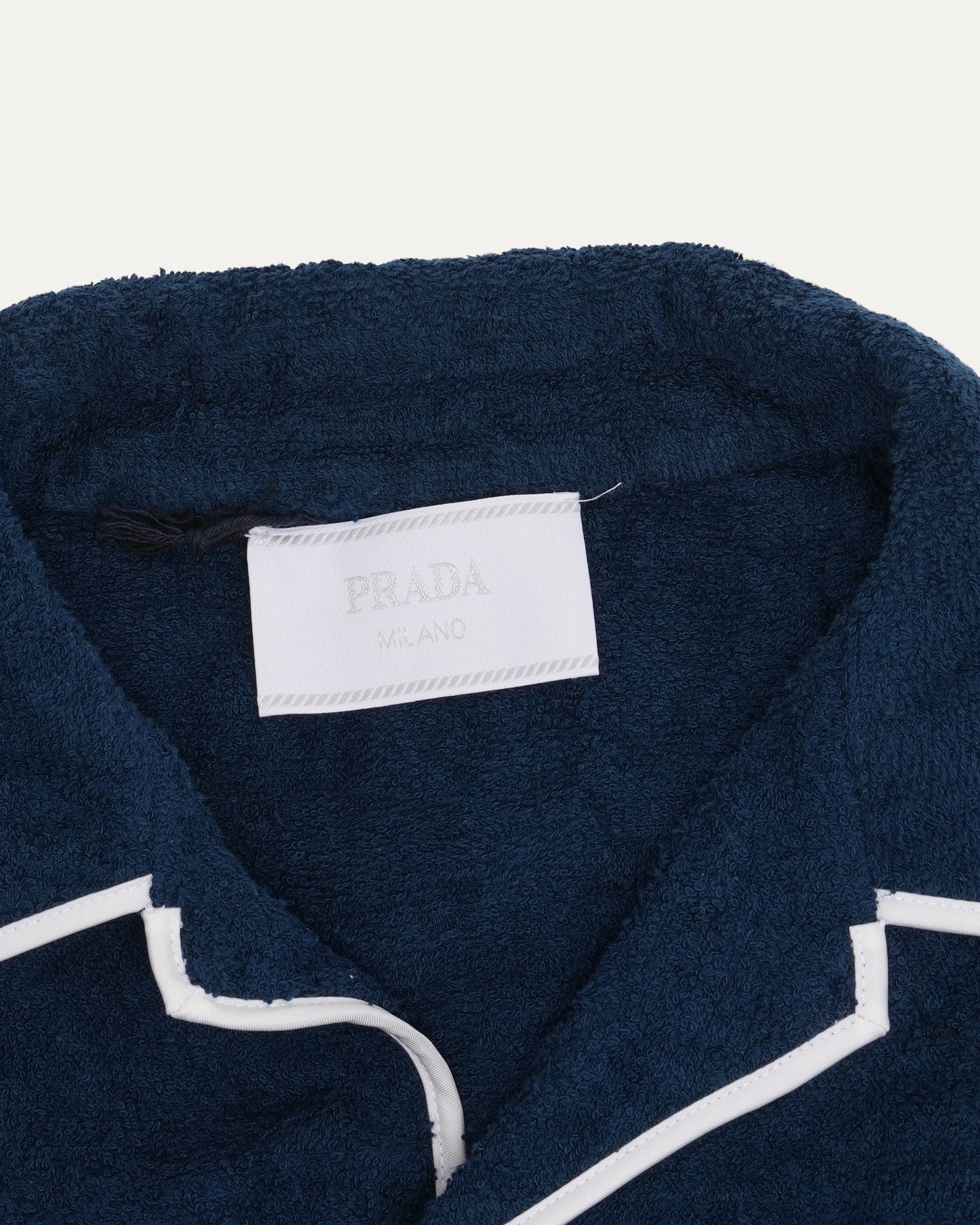 Terry Cloth Short Sleeve Pajama Shirt