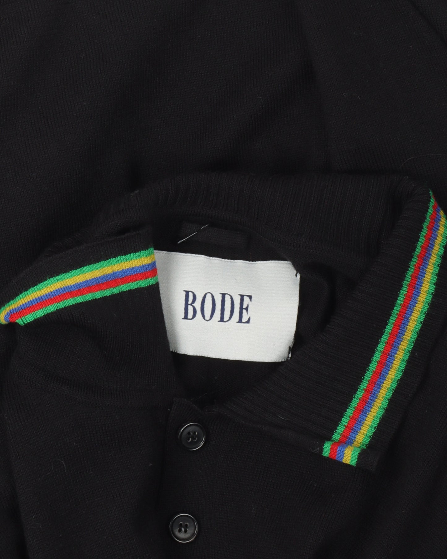 Long Sleeve Knitted Logo Polo