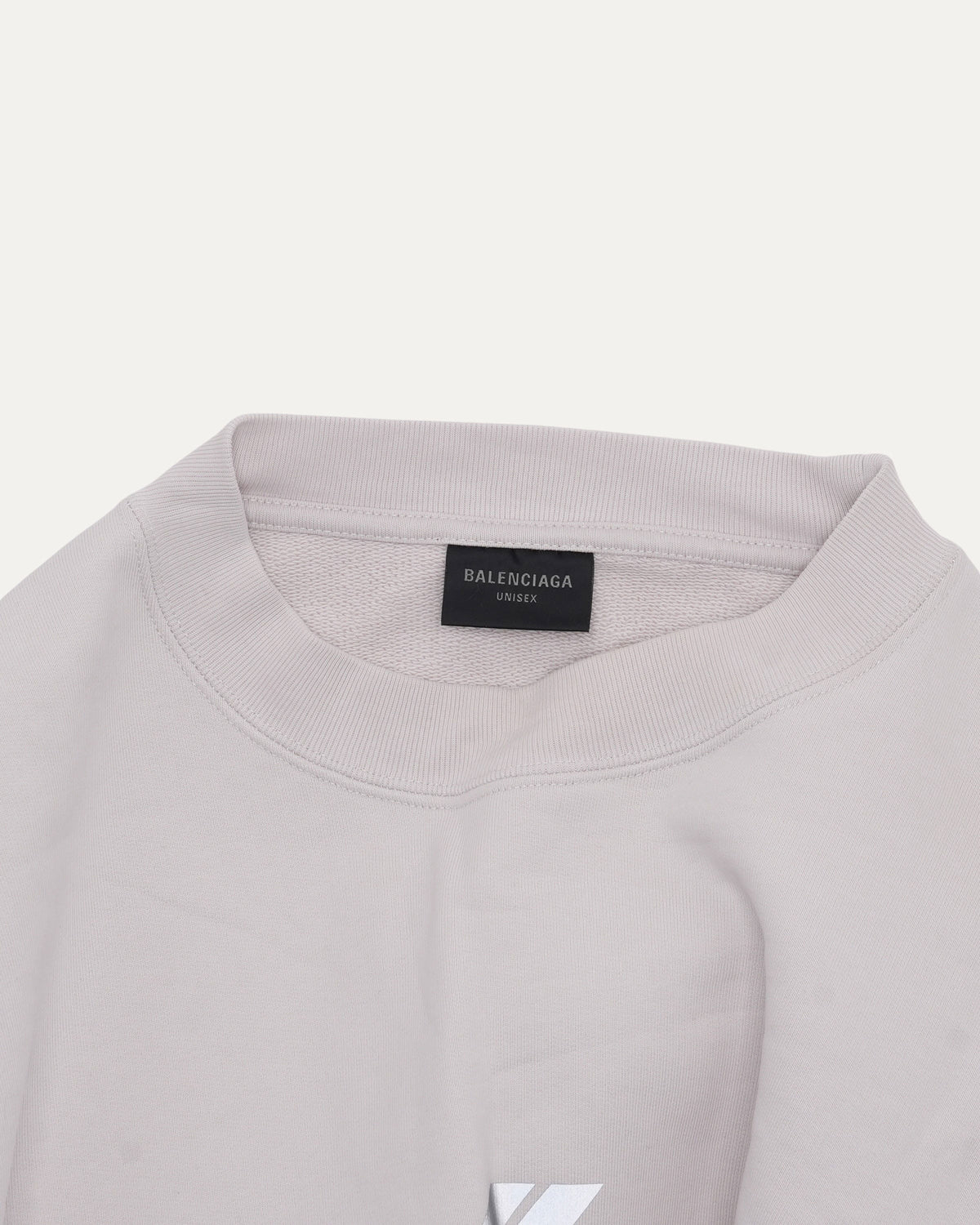 Reflective Logo Crewneck Sweatshirt