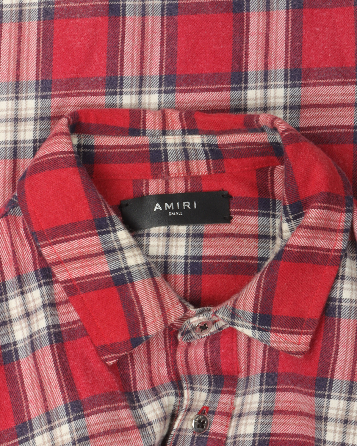 Raw Hem Flannel Shirt