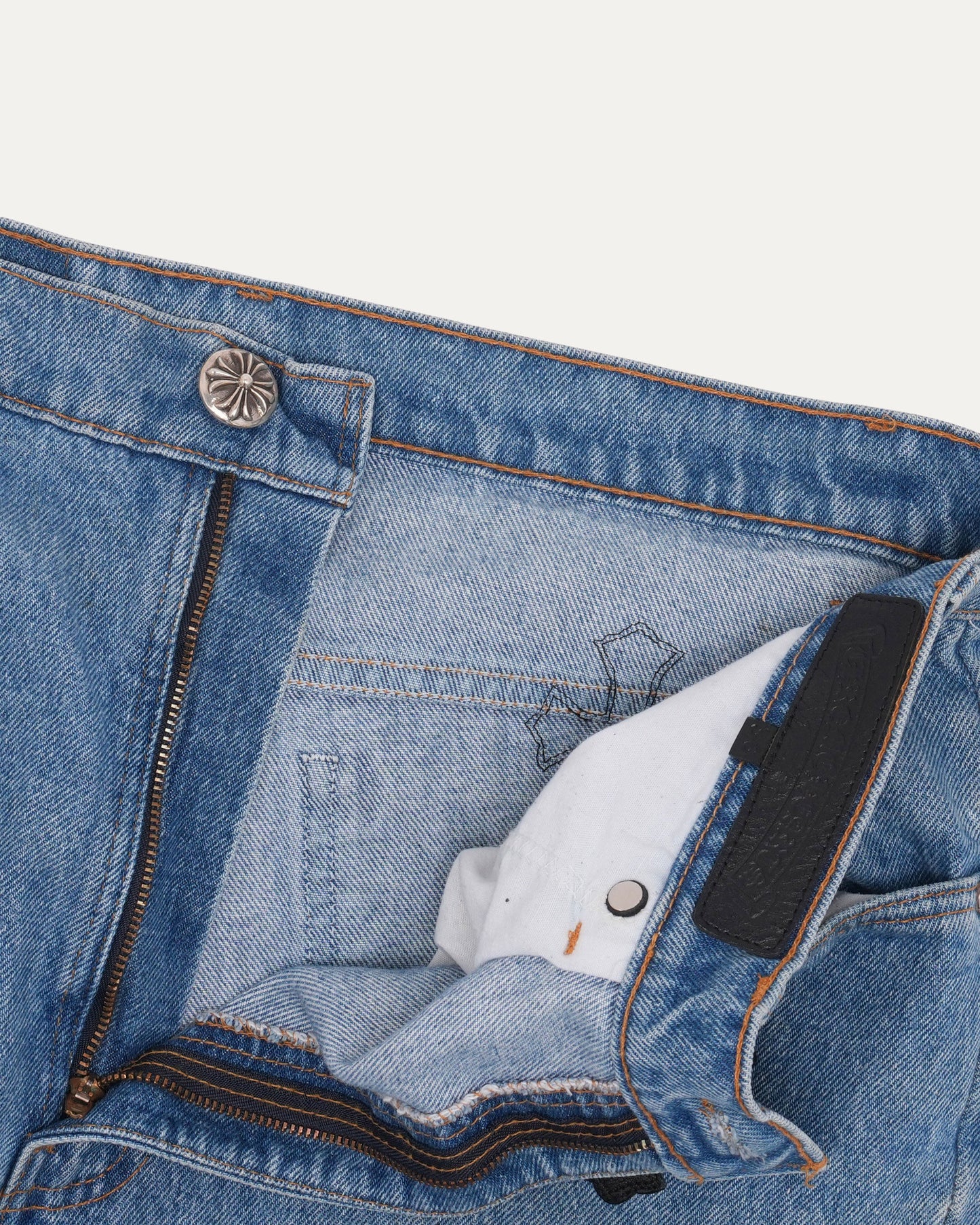 Levi's 517 Orange Tab Cross Patch Jeans