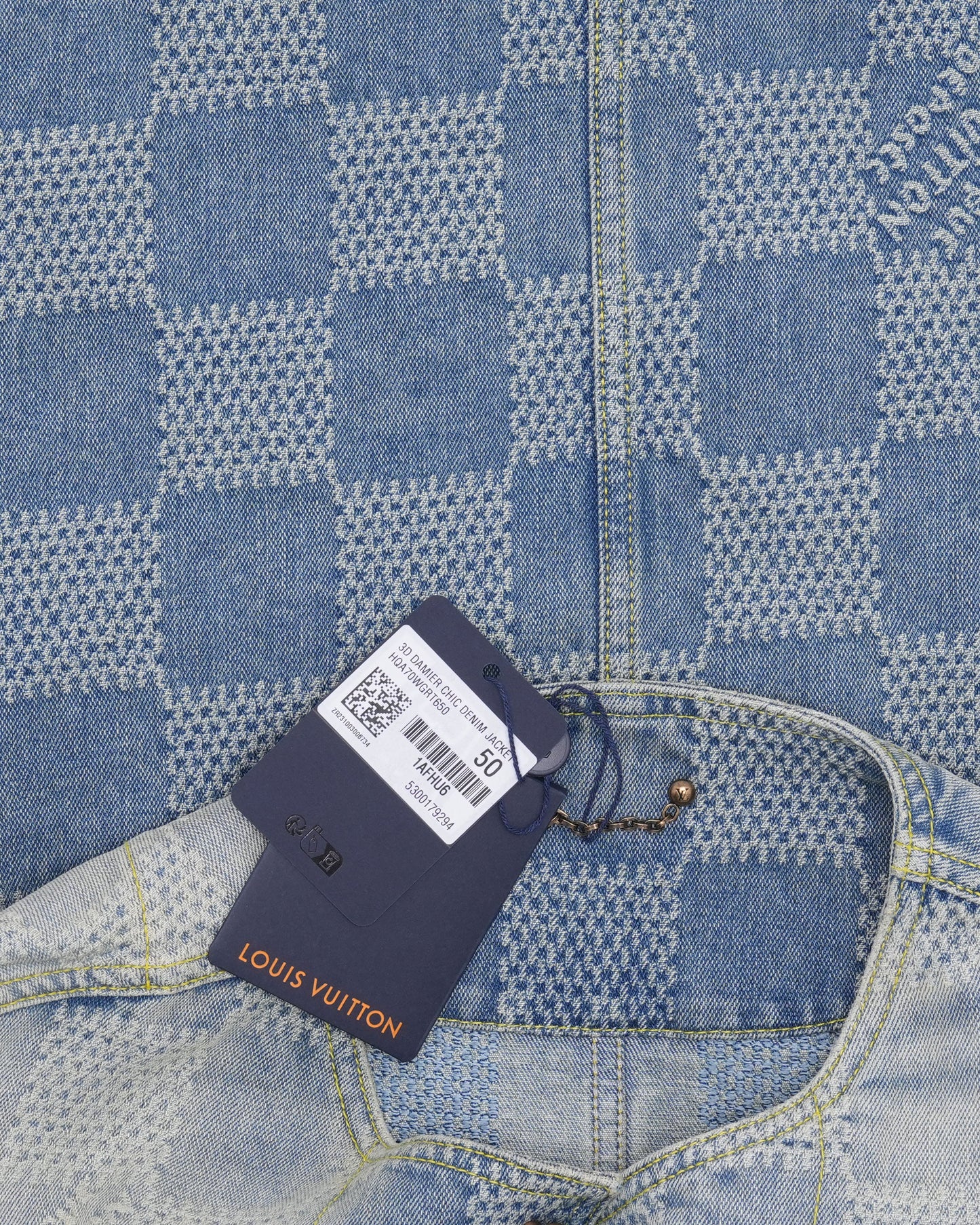 3D Damier Chic Denim Jacket