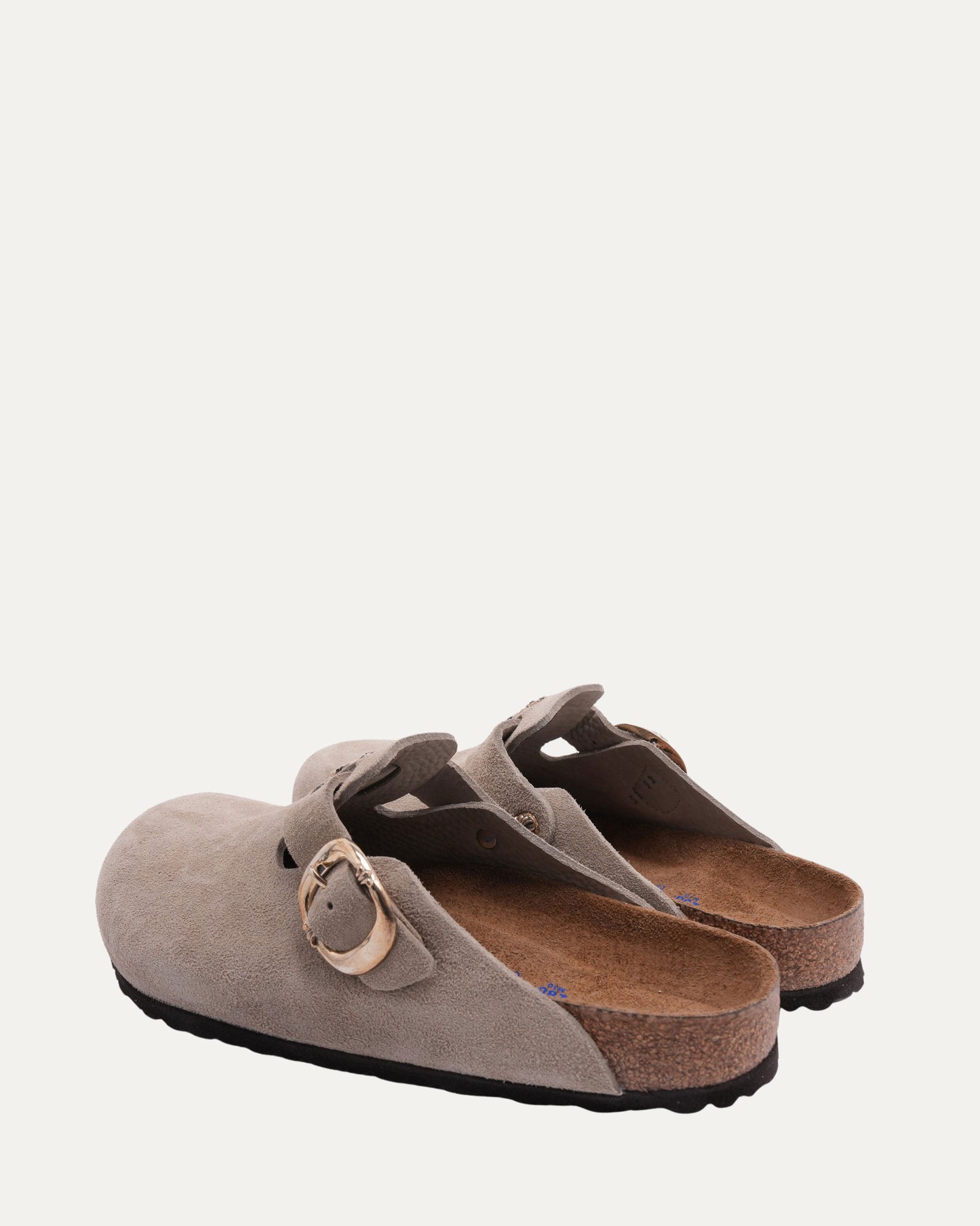 Dagger Embellished Birkenstock Boston Suede Mule
