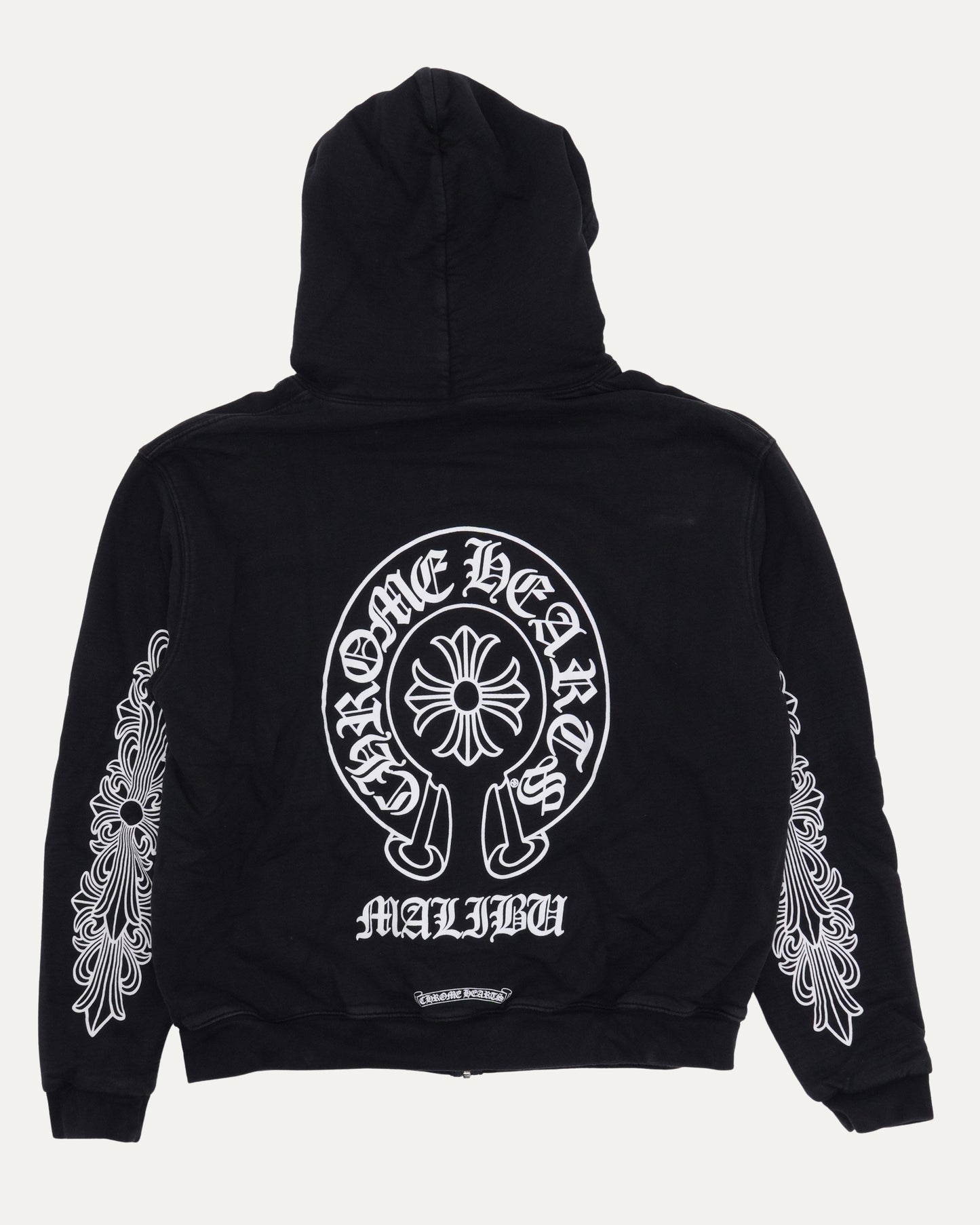 Thermal Lined Malibu Horseshoe Logo Zip Up Hoodie