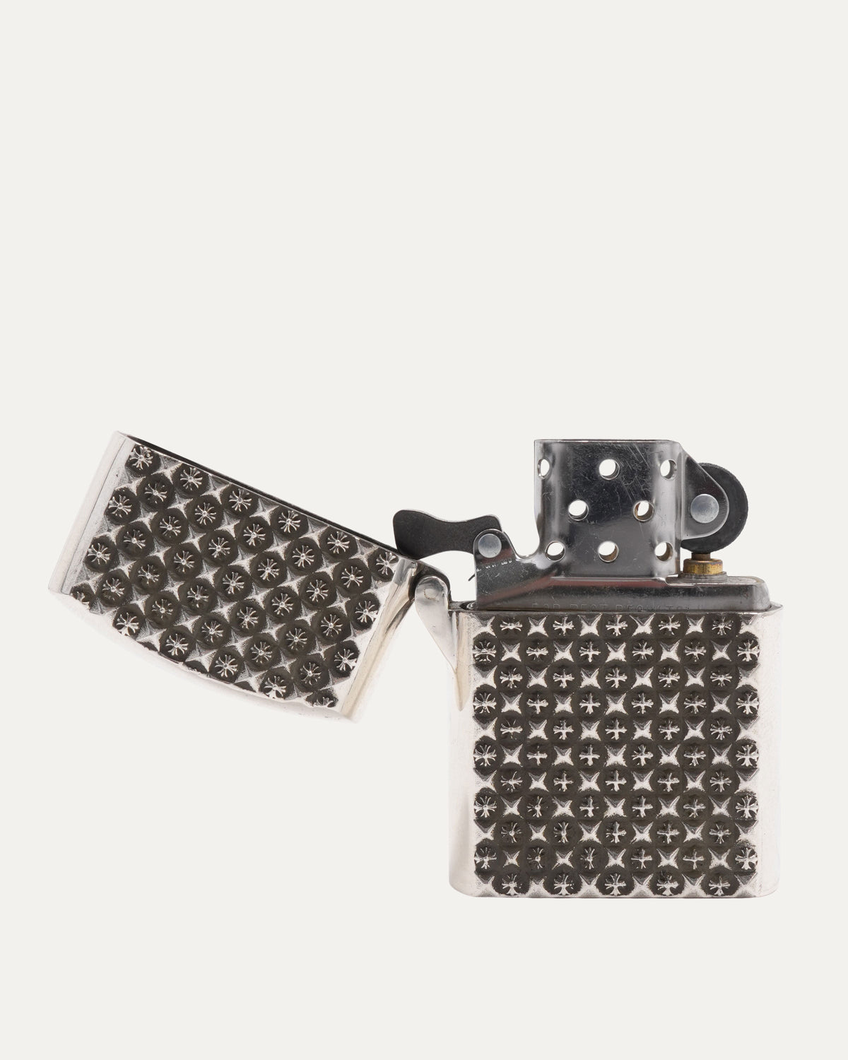 Rough Grip Plus Cross Zippo Lighter