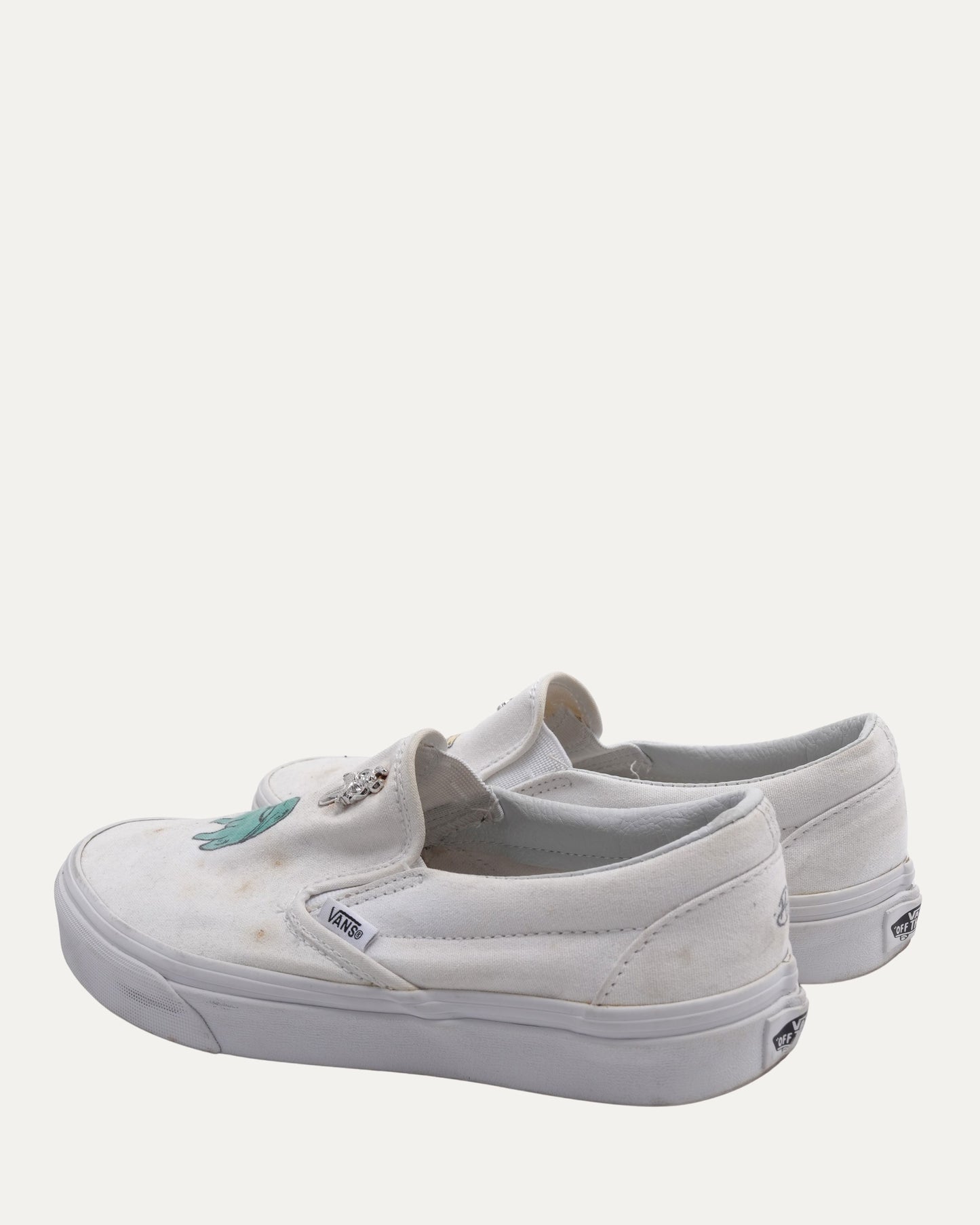 Matty Boy Hand-Painted 'Sex Machine' Vans Slip-On Sneakers