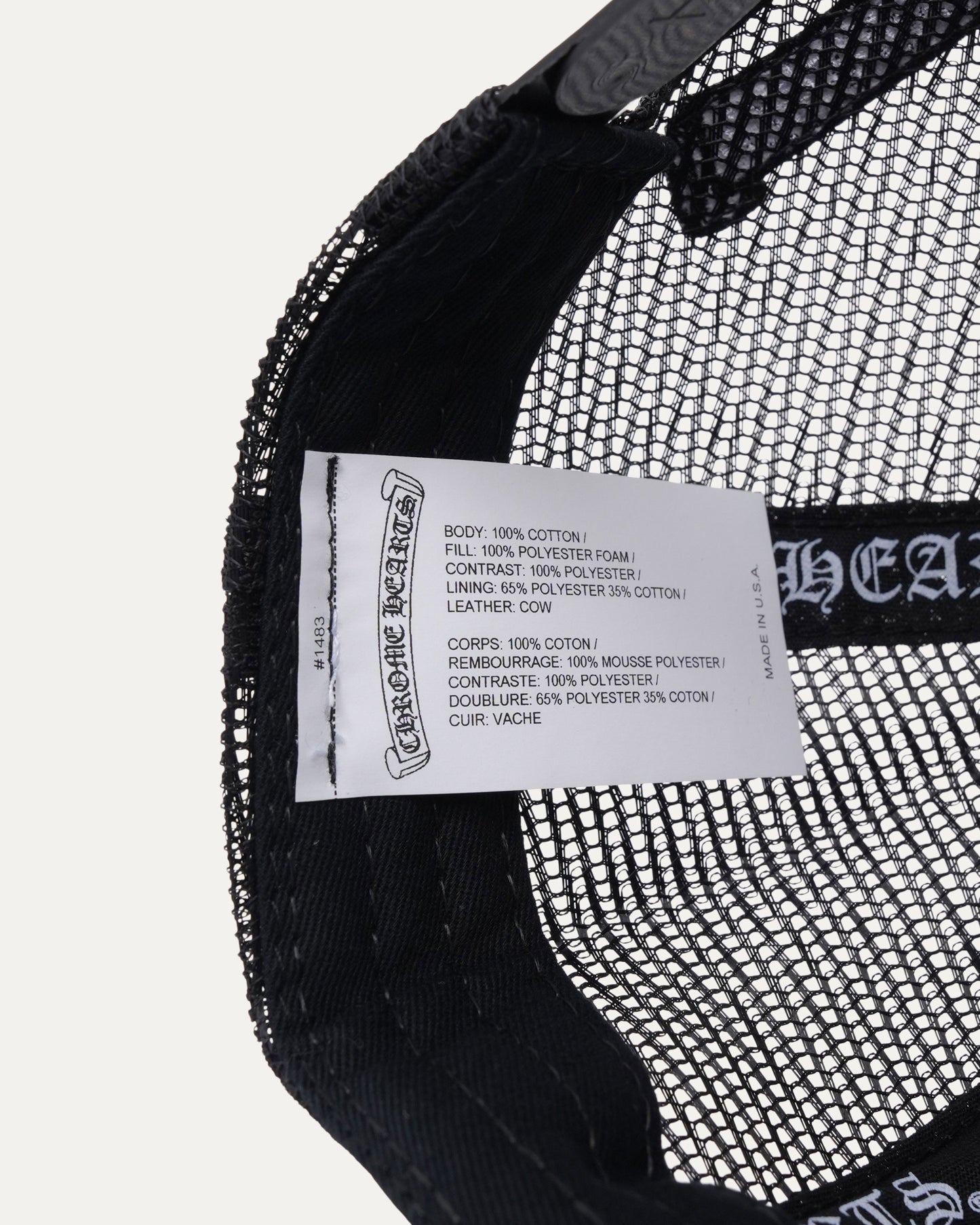 Camouflage Cemetery Cross Patch Trucker Hat