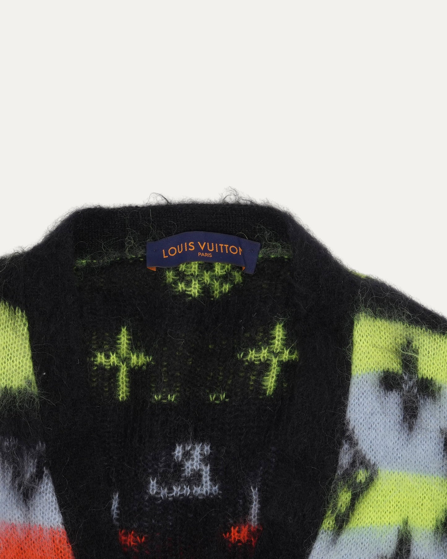 Monogram Mohair Cardigan Sweater