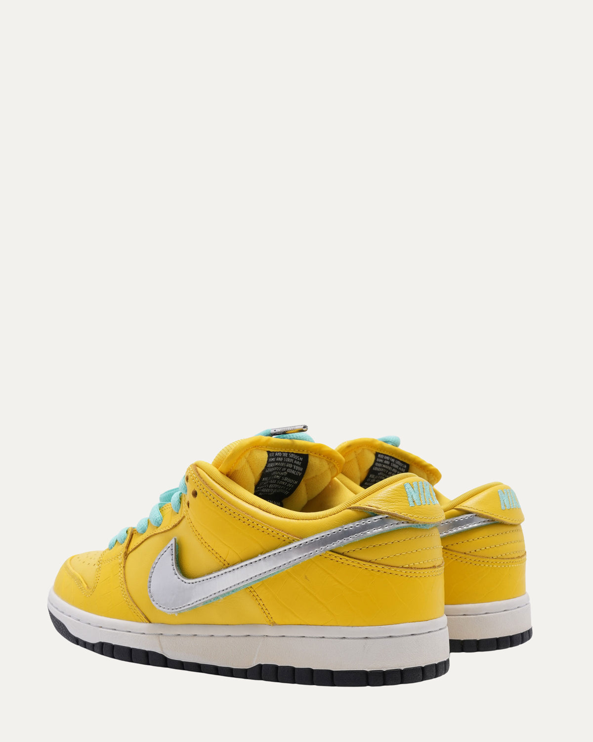 Diamond Supply Co. Friends and Family Canary SB Dunk Low Sneakers