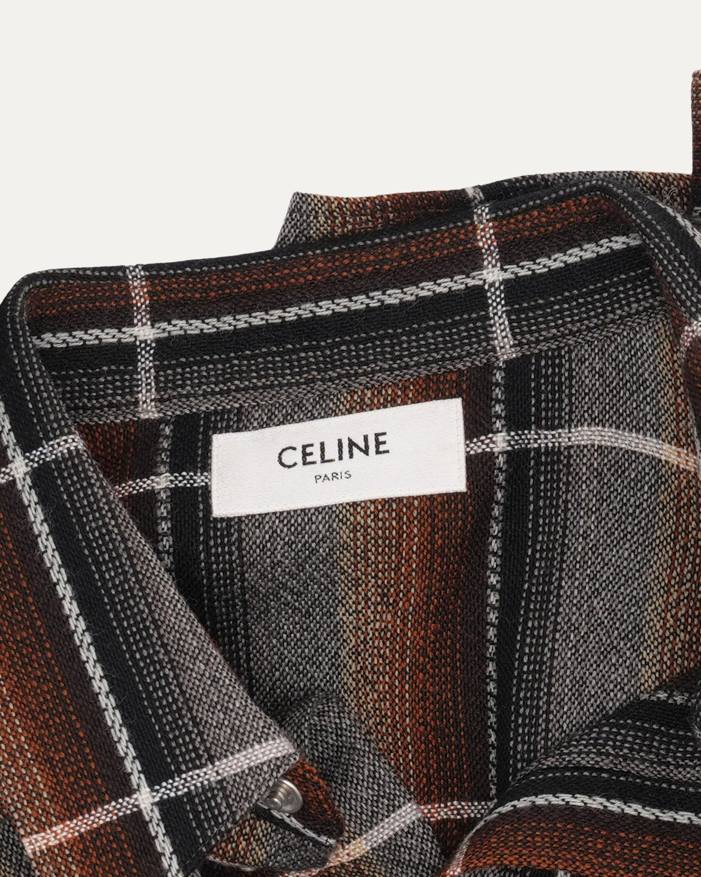 Wool Blend Western Flannel Shirt