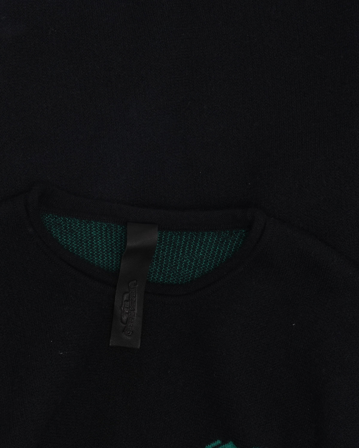 Cashmere Scroll Logo Sweater