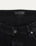Distressed Black Jeans