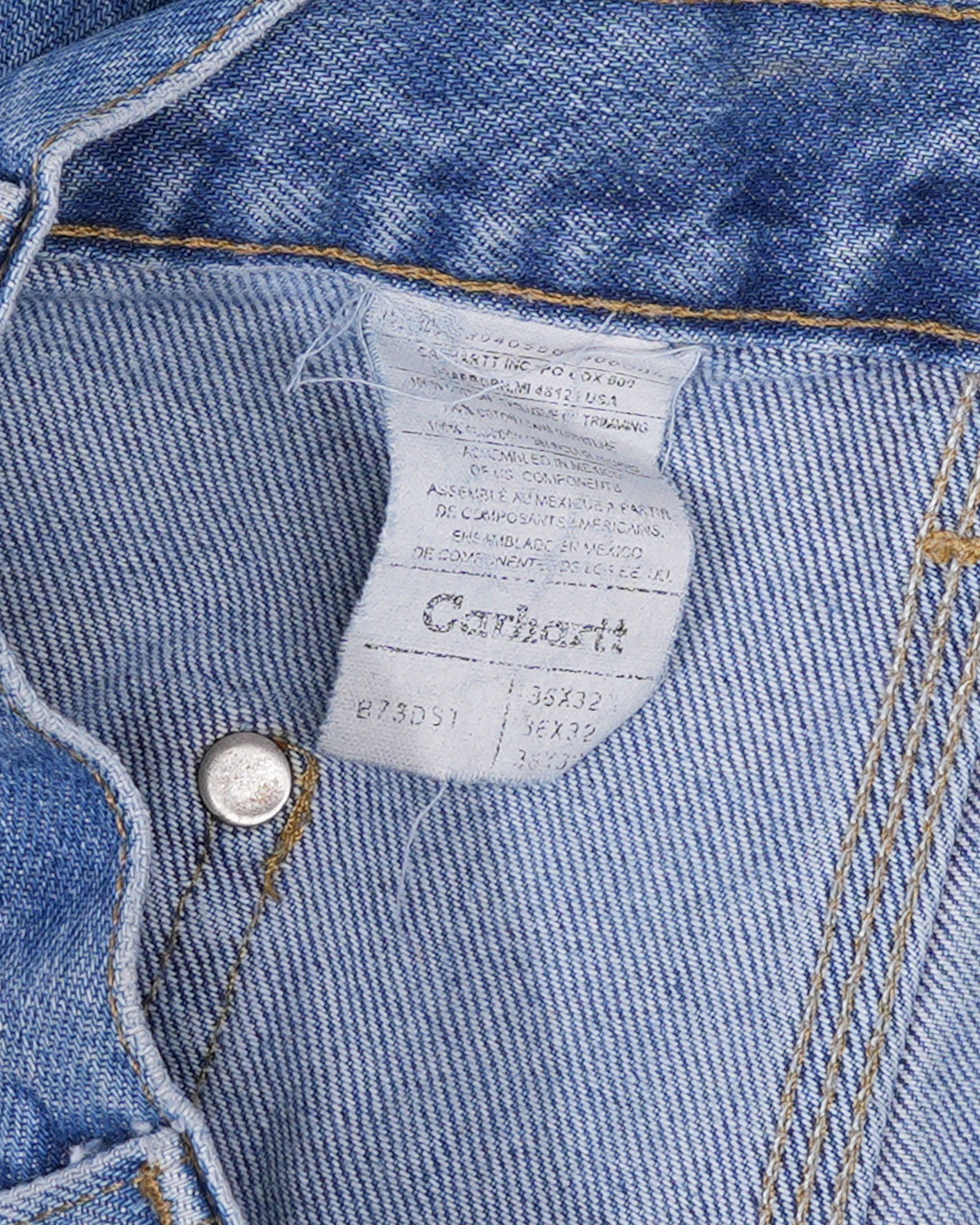 Carhartt Indigo Double Knee Jeans