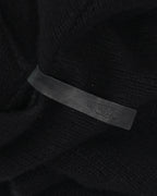 Cross Patch Cashmere Hooded Sweater