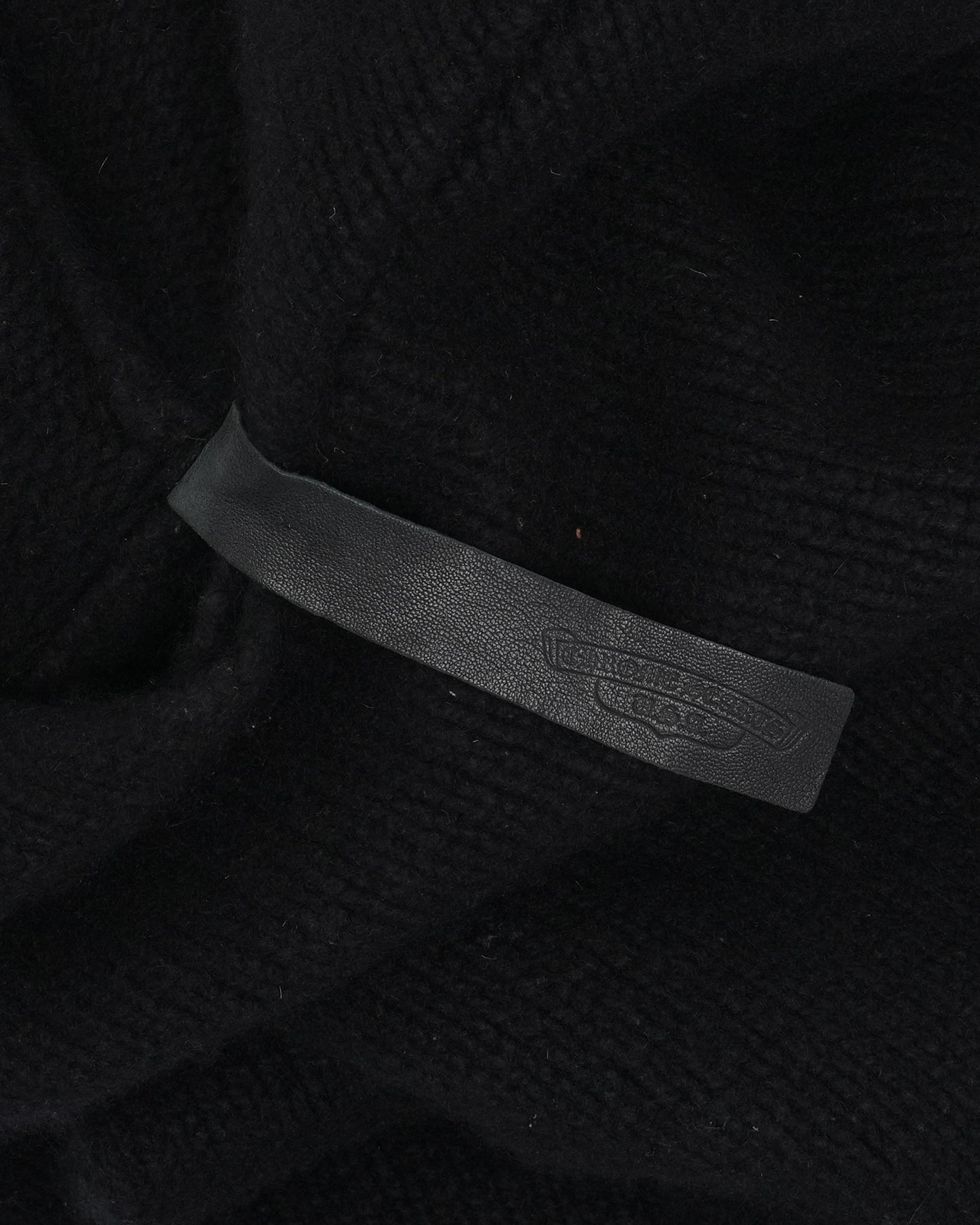 Cross Patch Cashmere Hooded Sweater