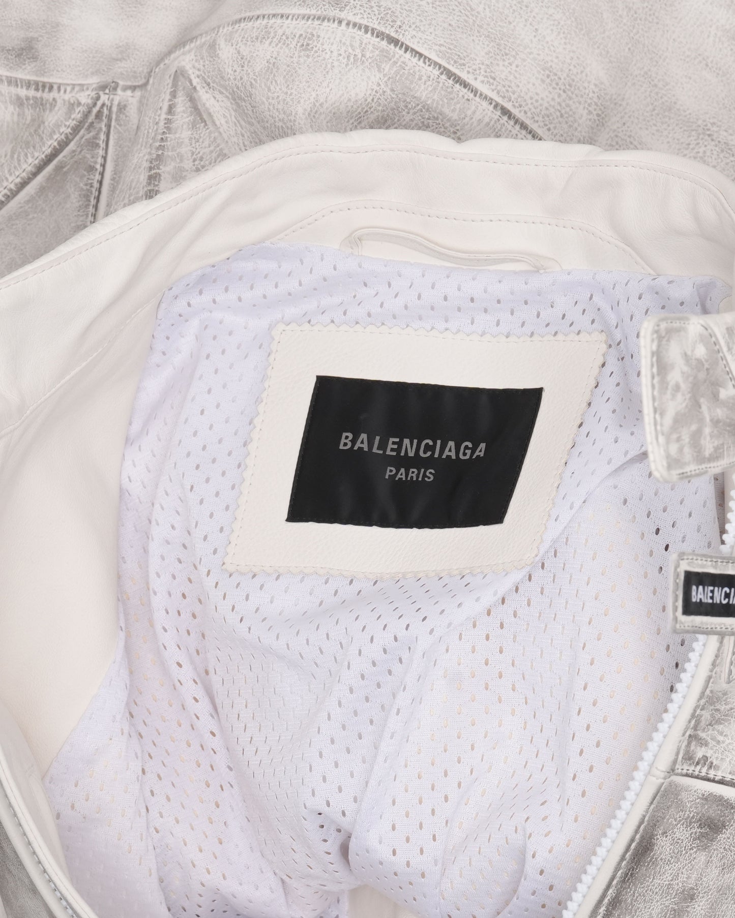 2023 Mudshow Oversized Leather Moto Jacket