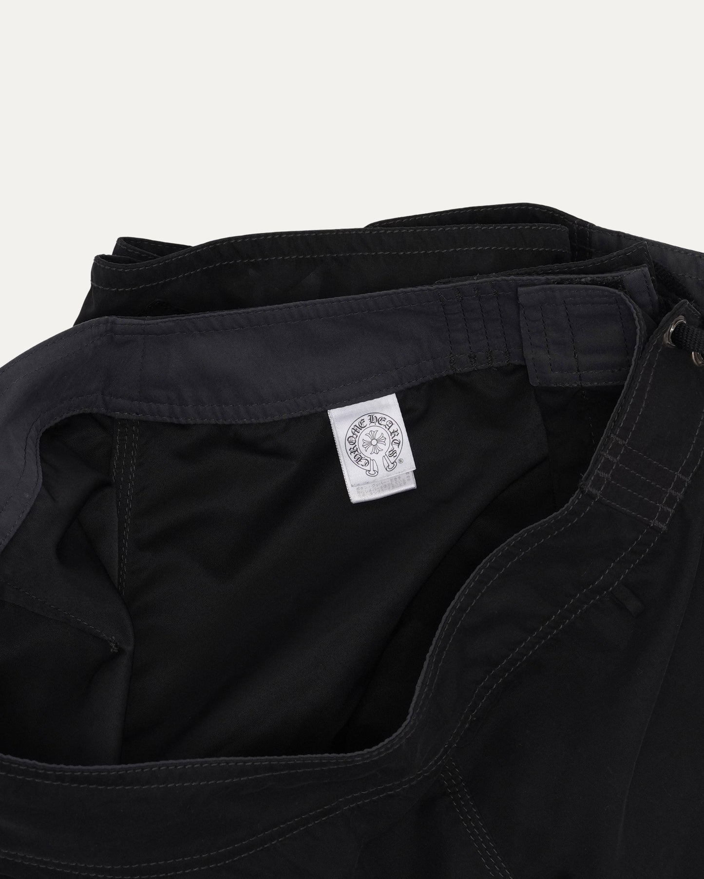 Plus Cross Patch Star Print Swim Trunks