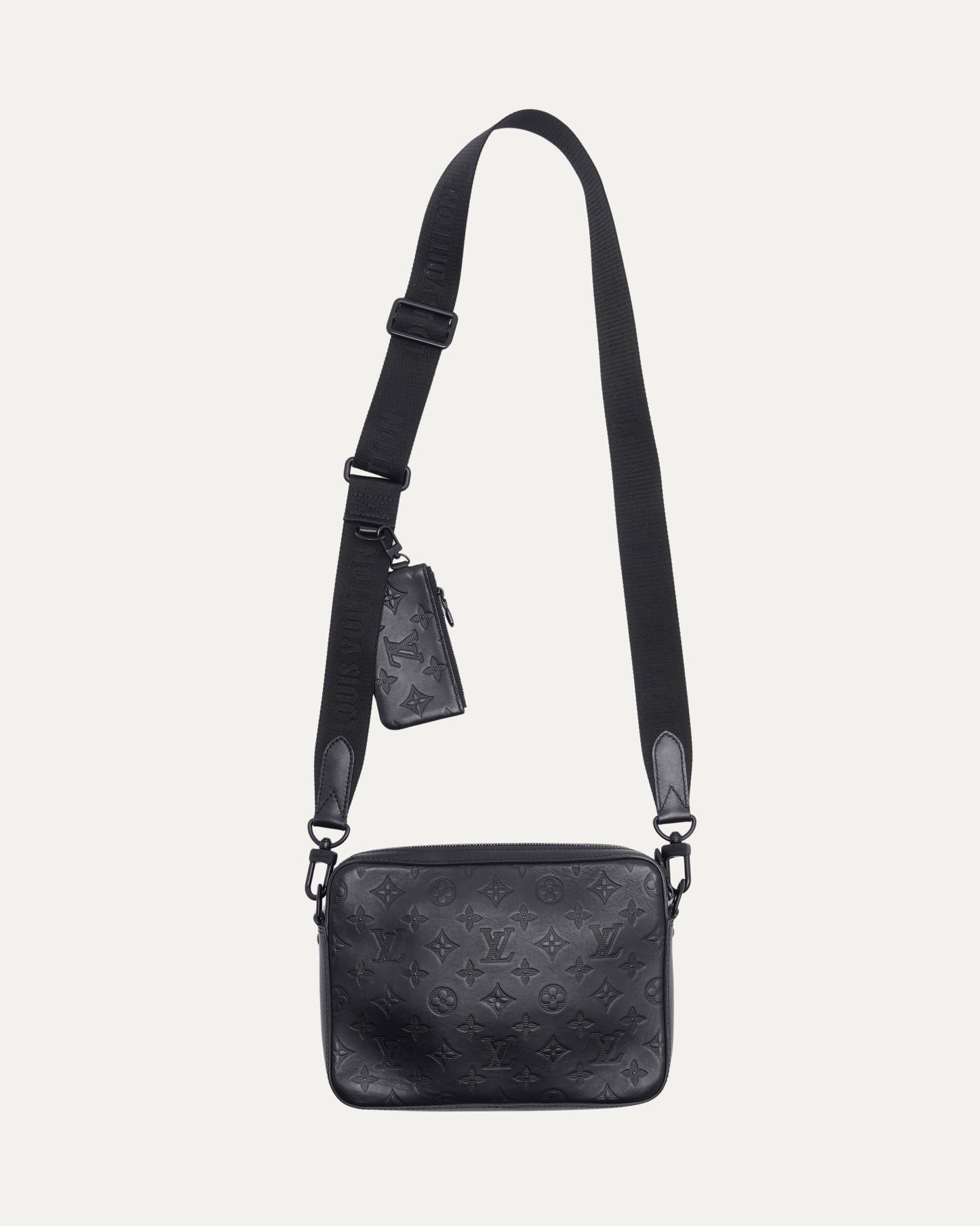 Debossed Monogram Cross Body Bag