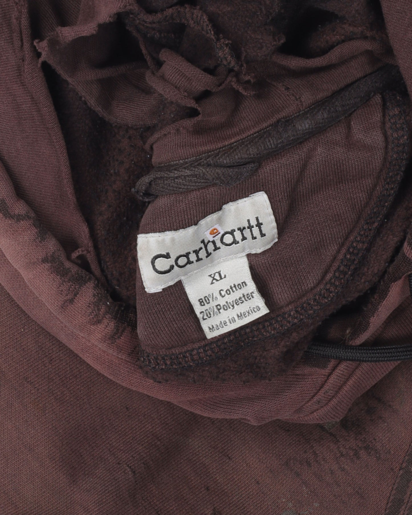 Carhartt Faded Distressed Hoodie