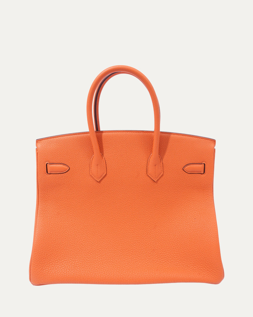 Orange Togo Birkin 35