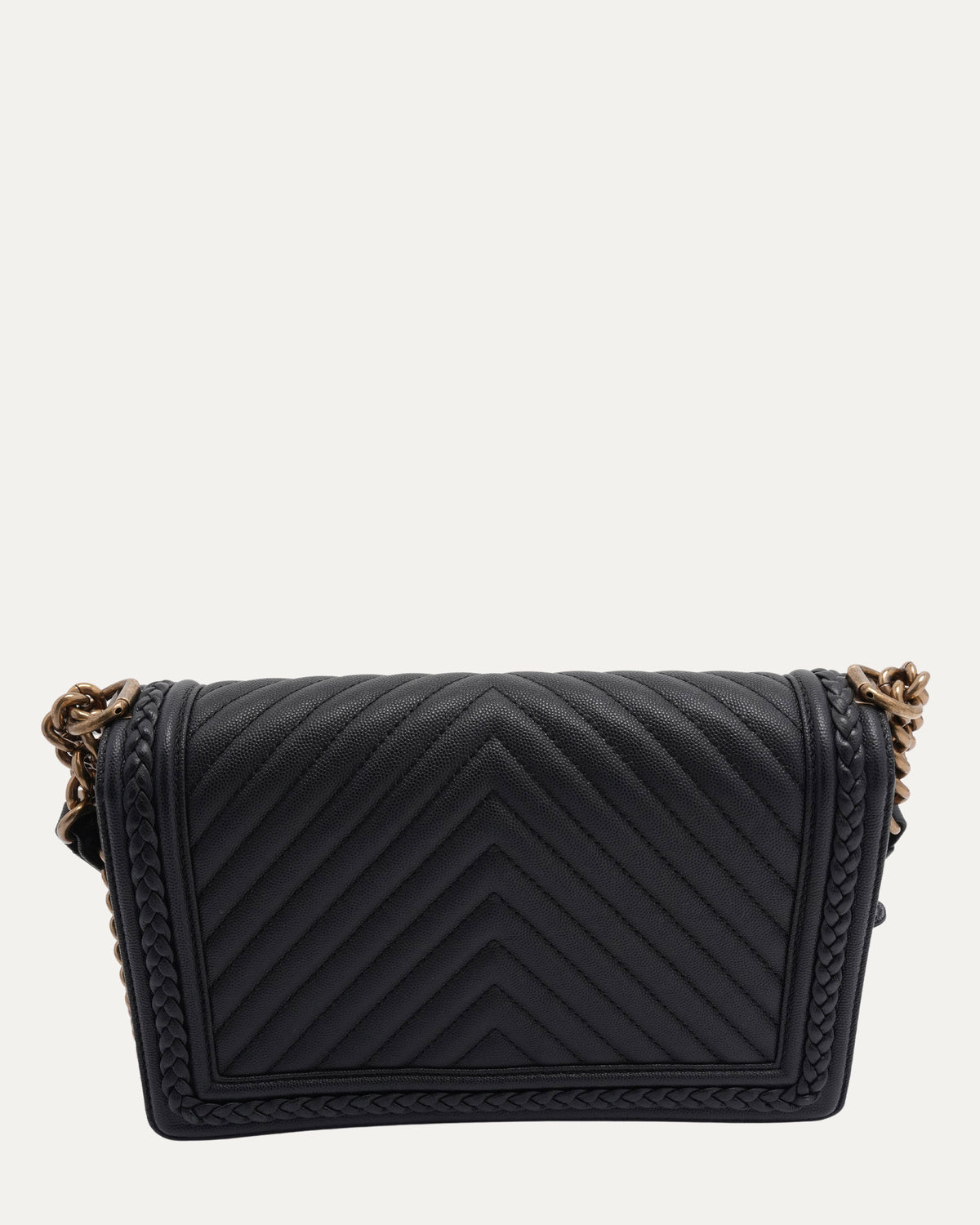 Quilted Leather Boy Bag