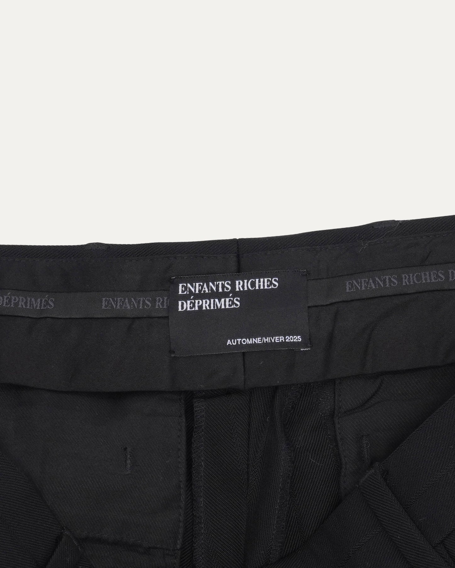 Virgin Wool Pleated Trousers