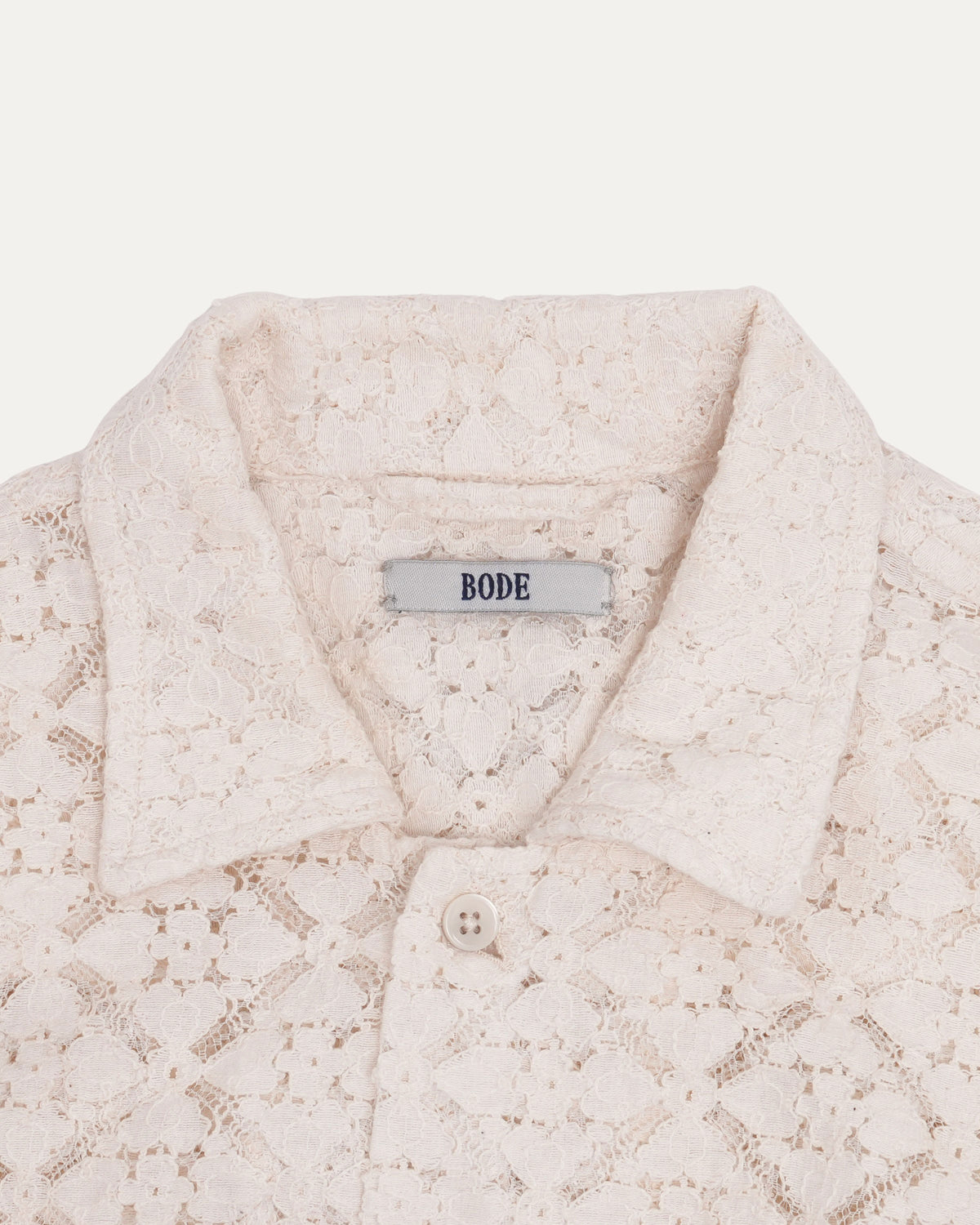 Cotton Blend Lace Shirt