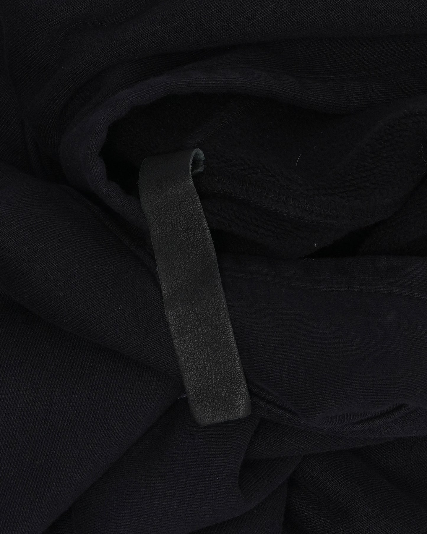 Embroidered Vertical Logo Hoodie