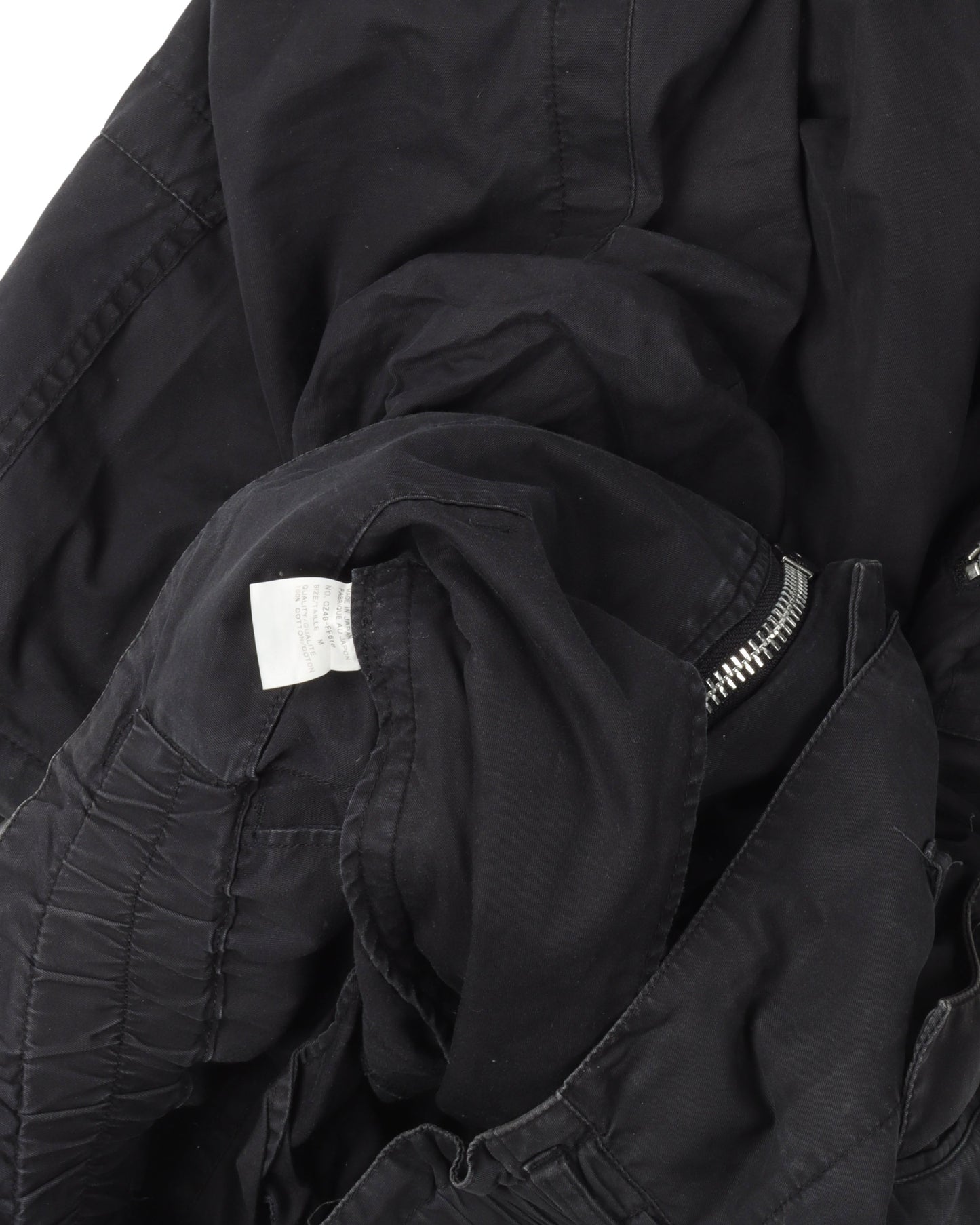 Asymmetrical Zipper Cargo Pants