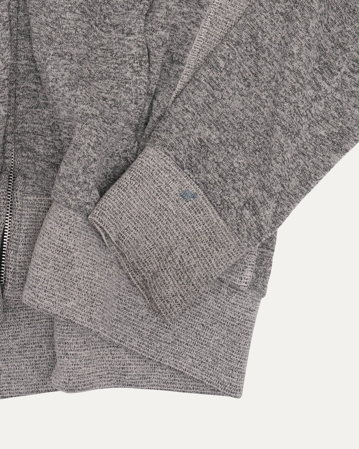 Rayon Blend Zip Up Hoodie