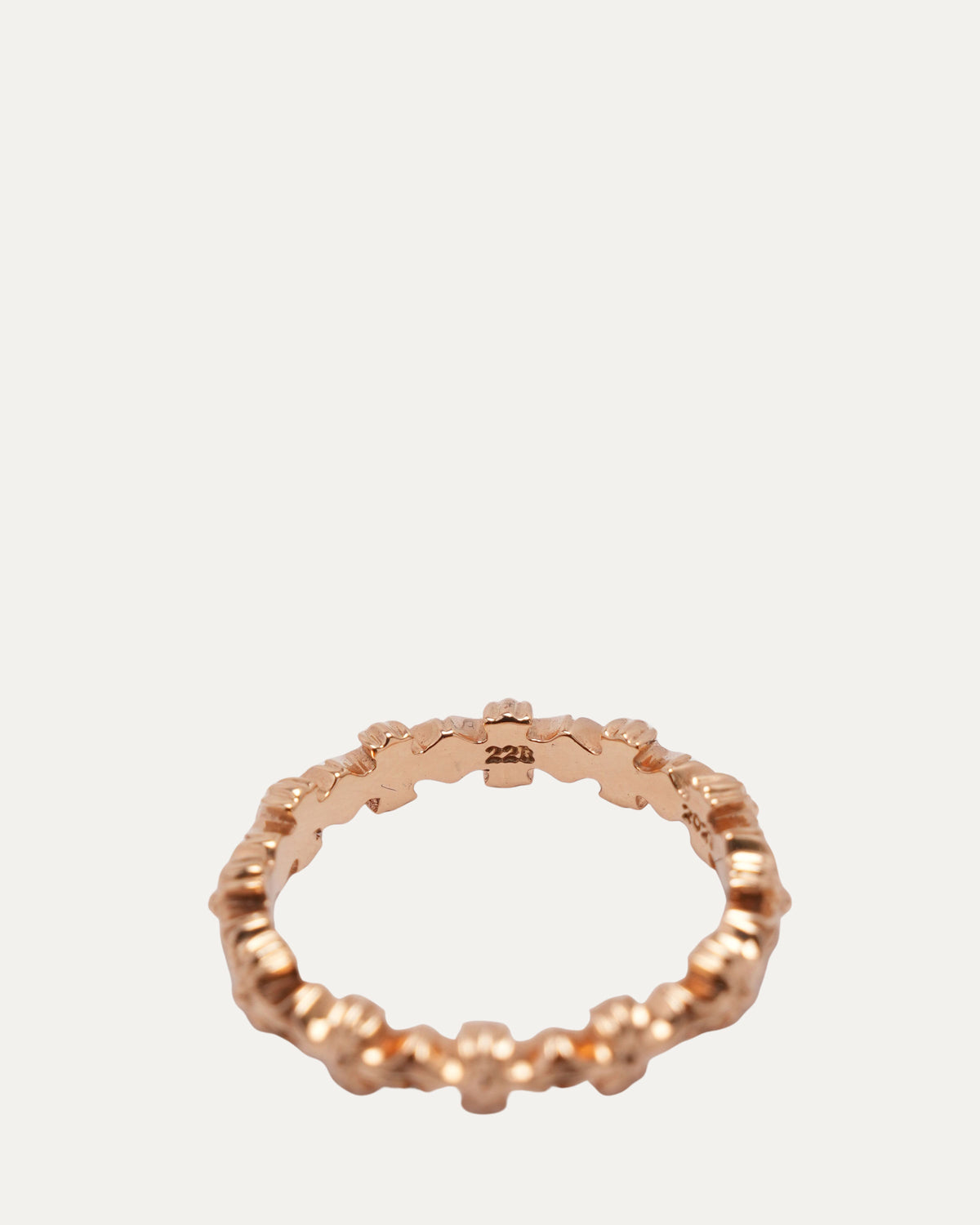 22k Gold Plus Cross Ring