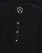 Scroll Logo Thermal Long Sleeve Henley